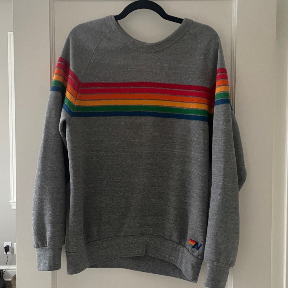 Aviator Nation 5 stripe sweatshirt